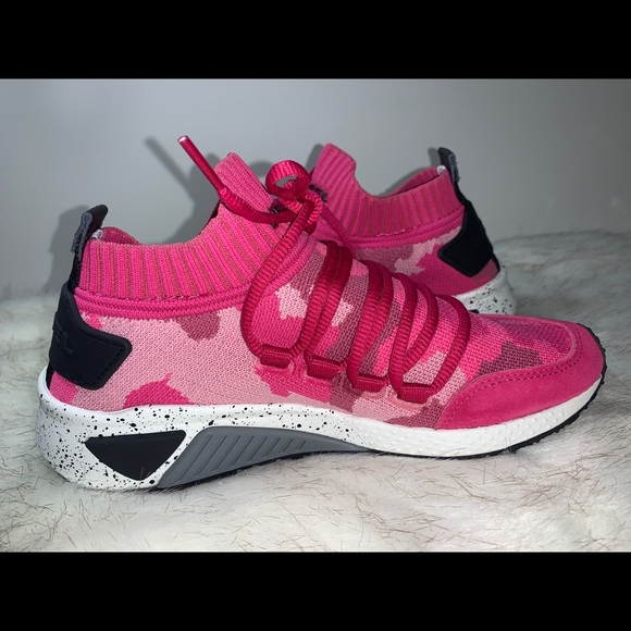 Diesel Pink Carnation Sneakers Size 6.5 - Picture 6 of 6
